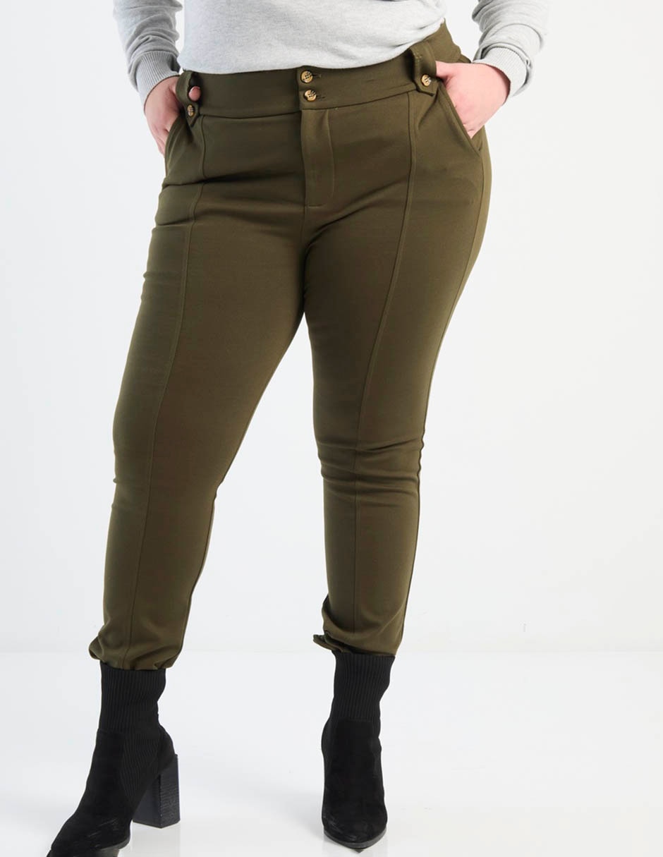 Pantalón de vestir slim para mujer