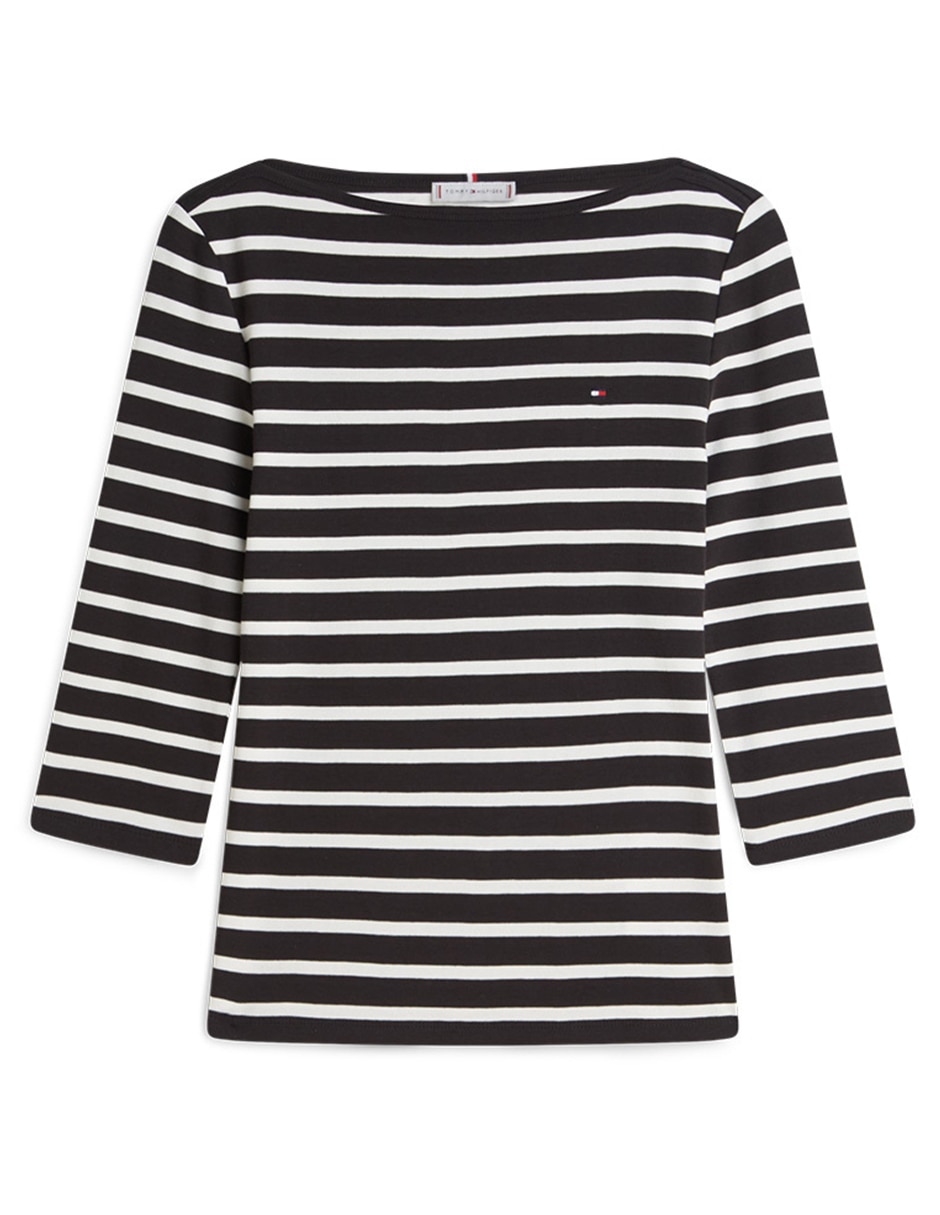 Playera manga larga cuello redondo para mujer Playera manga larga cuello redondo para mujer