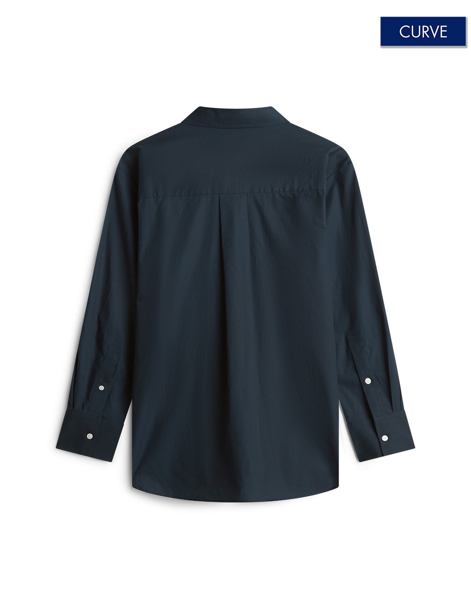 Camisa de algodón manga larga para mujer 3