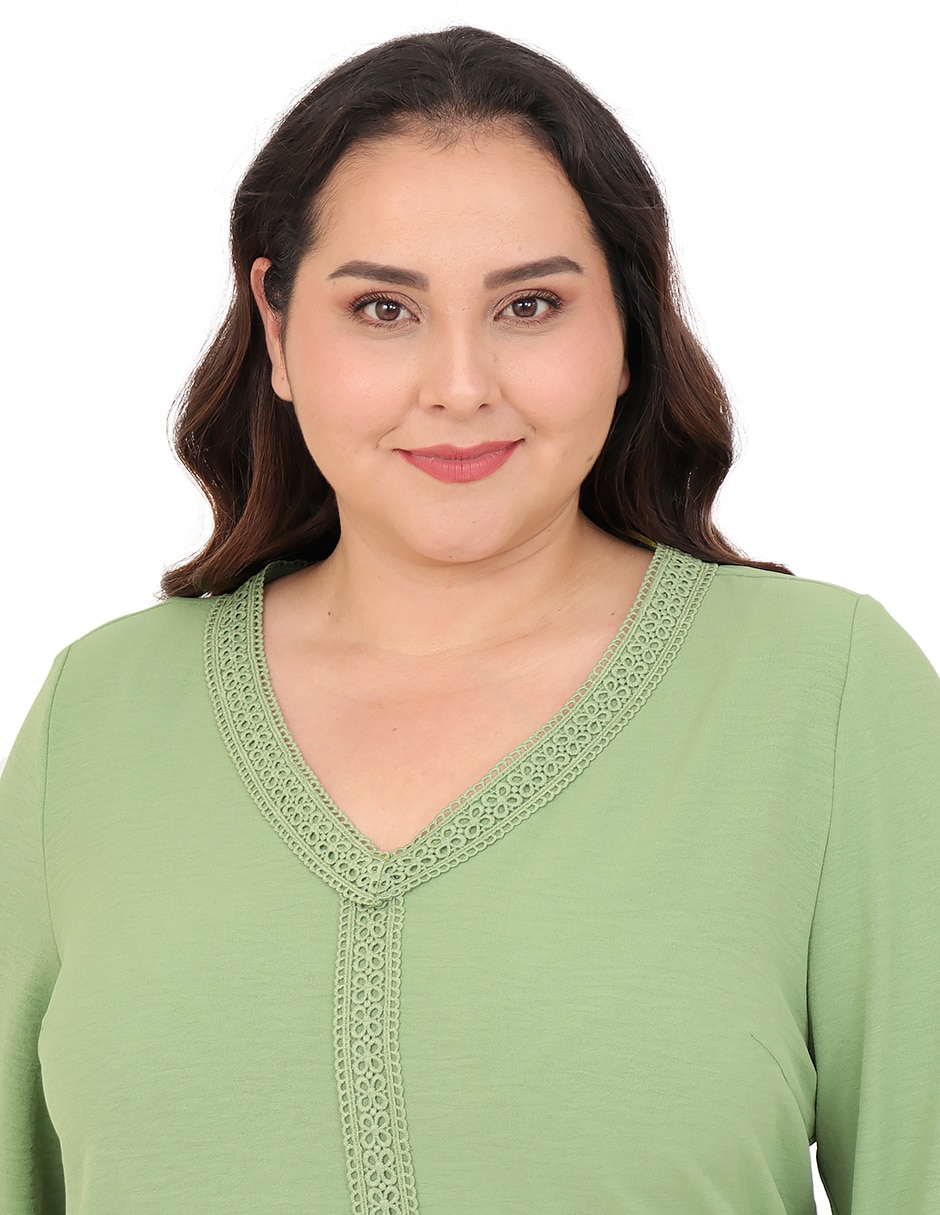 Blusa manga 3/4 para mujer 6