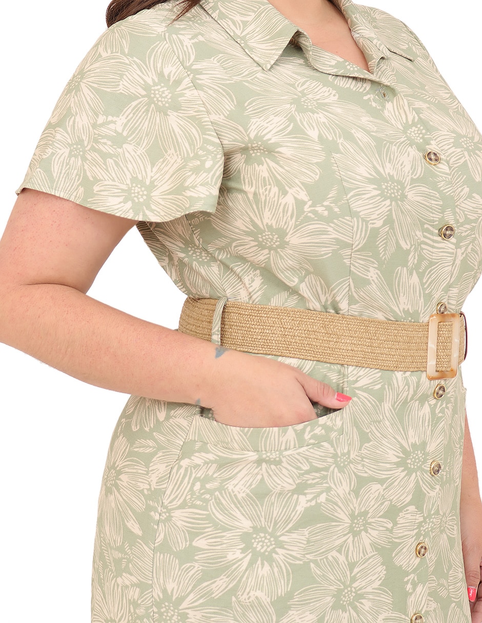 Vestido a la rodilla casual Grupo Magnolia para mujer 5