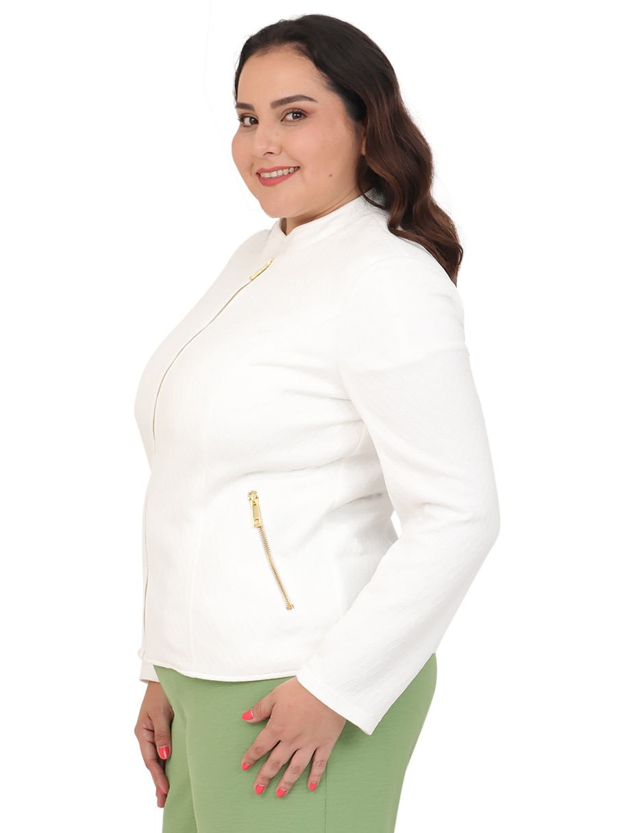 Chamarra casual Grupo Magnolia para mujer 4