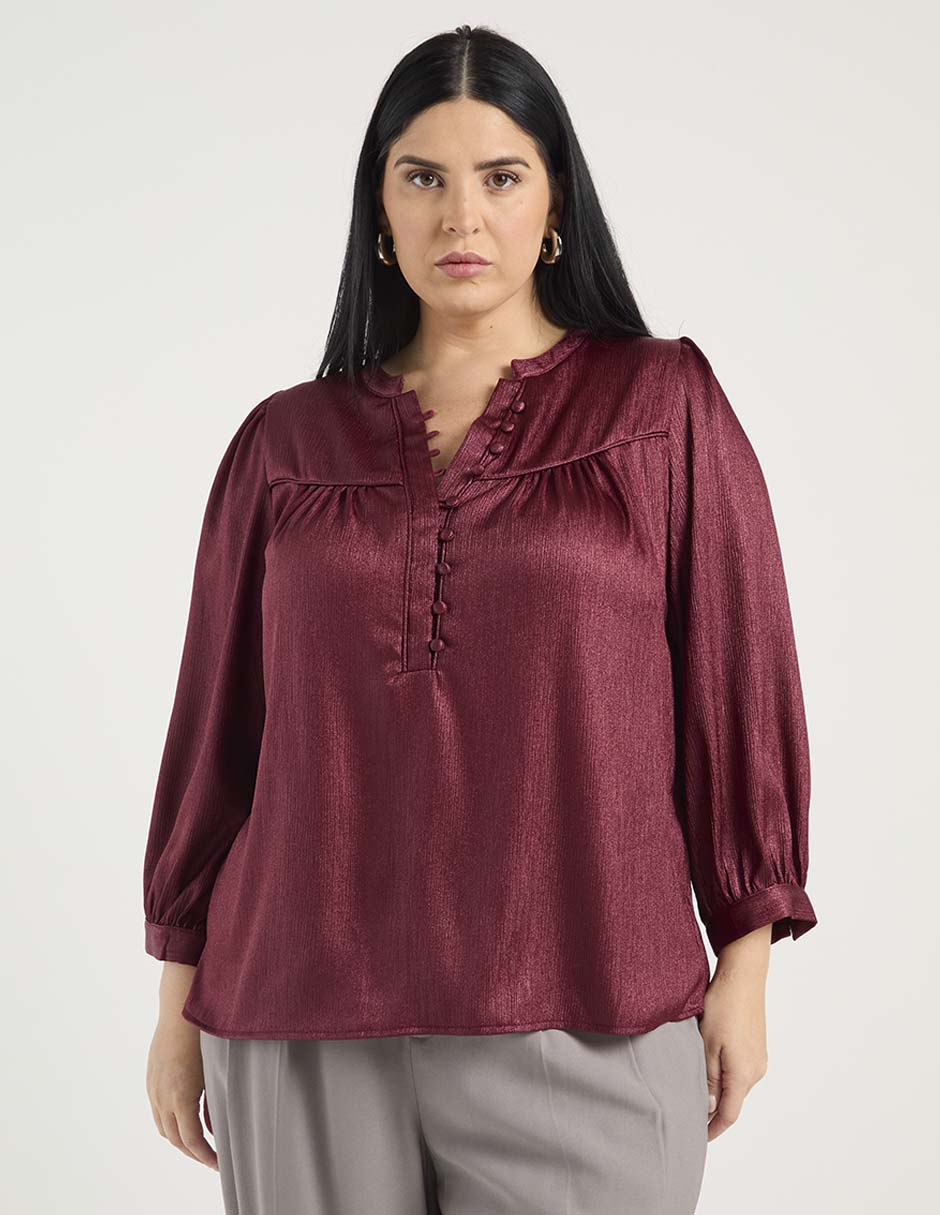 Blusa manga 3/4 para mujer