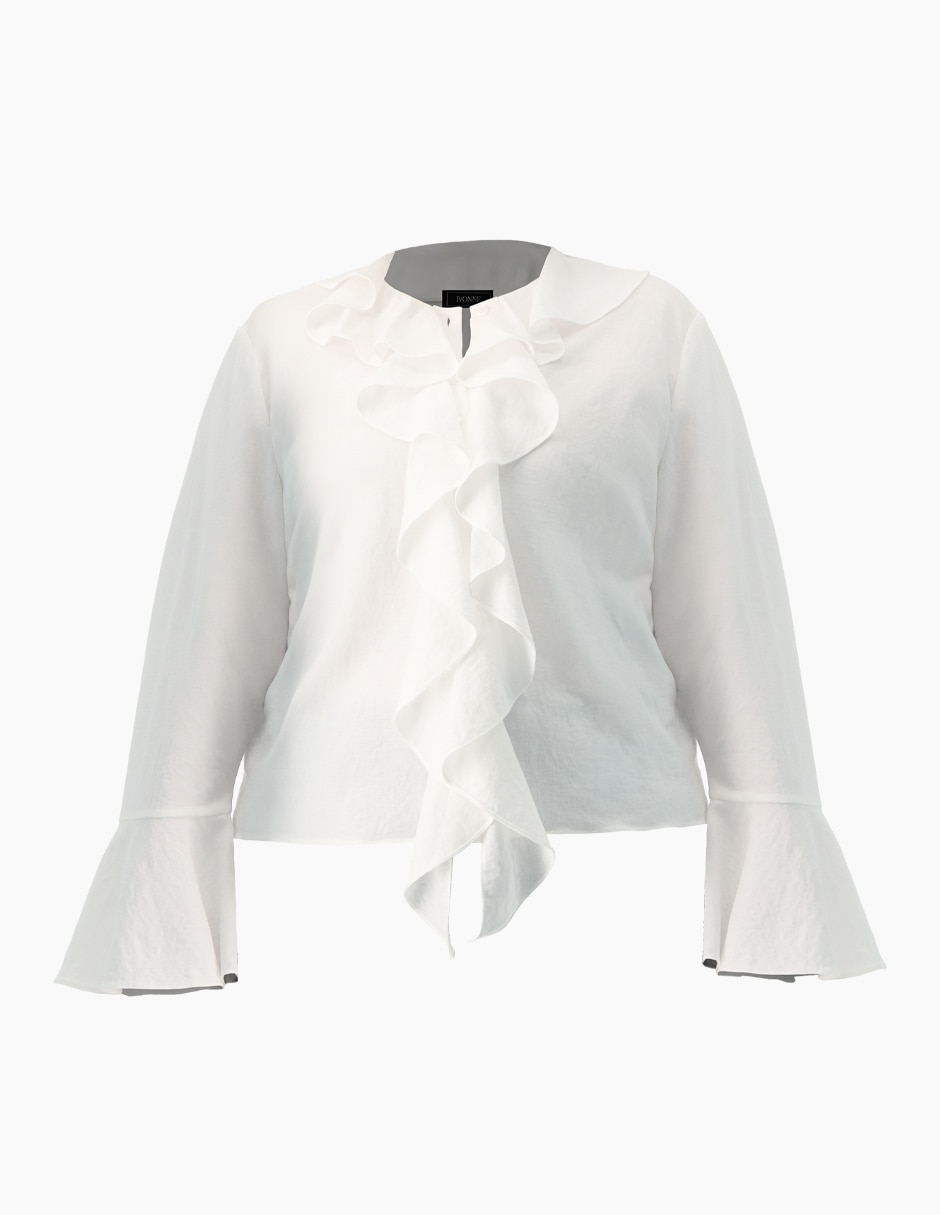 Blusa manga larga para mujer 6
