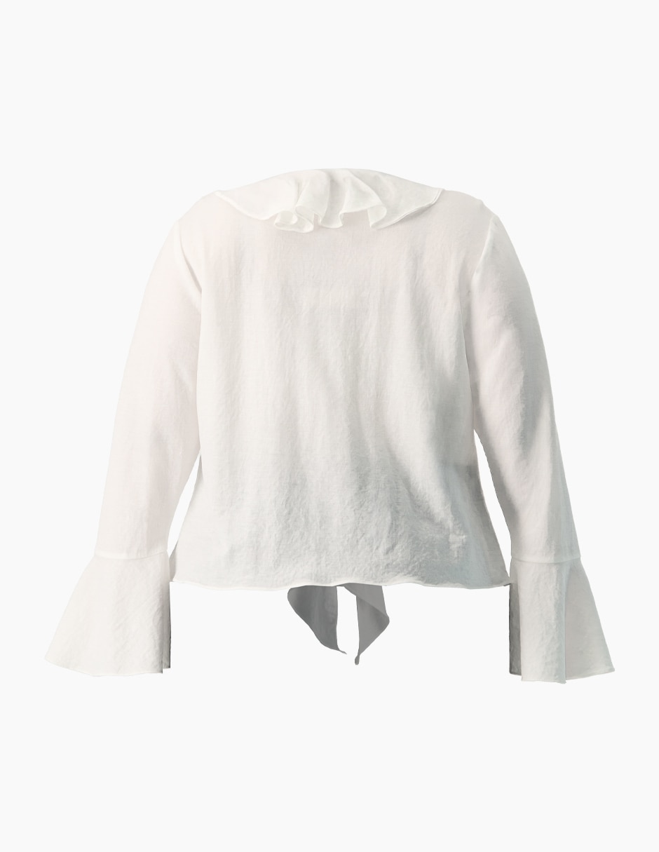 Blusa manga larga para mujer 7