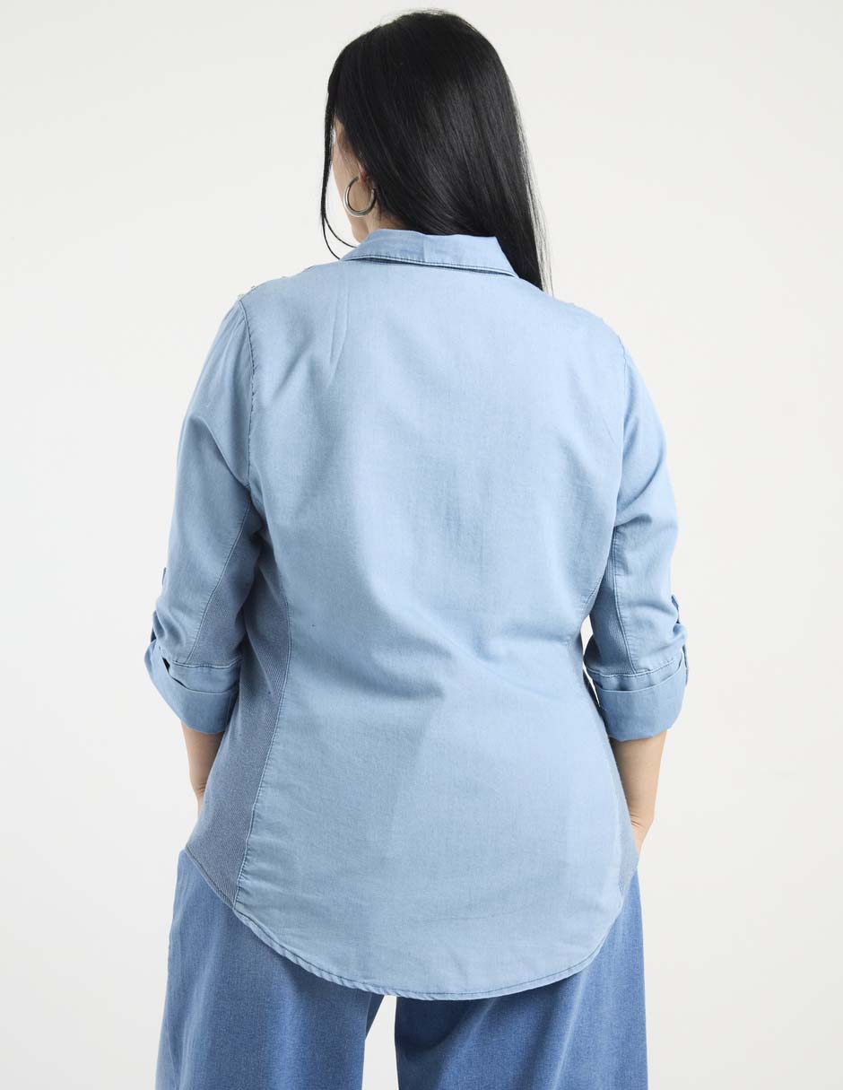 Blusa manga 3/4 para mujer 2