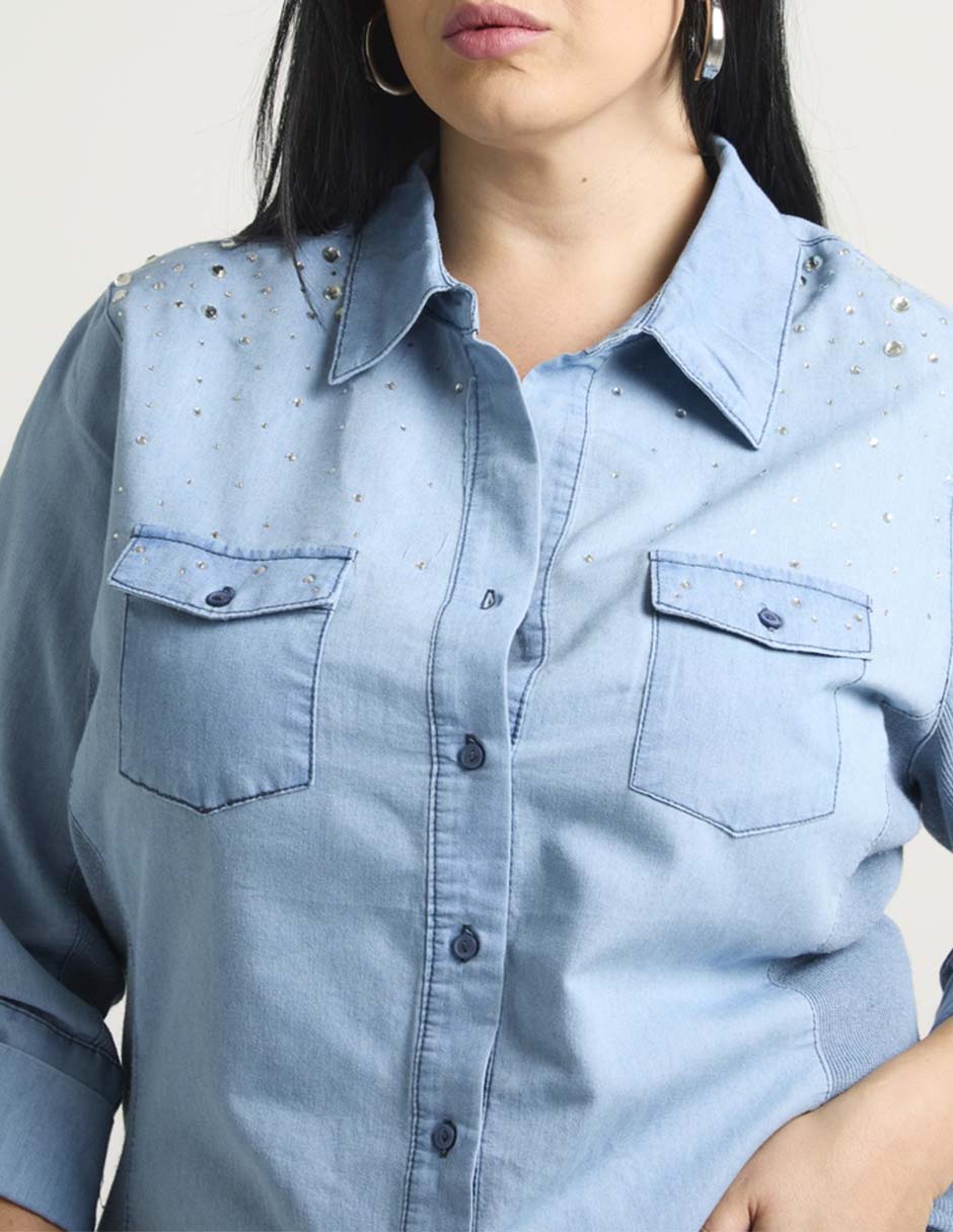 Blusa manga 3/4 para mujer 4