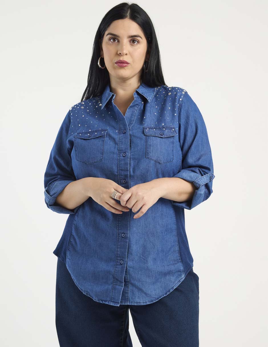 Blusa manga 3/4 para mujer Blusa manga 3/4 para mujer