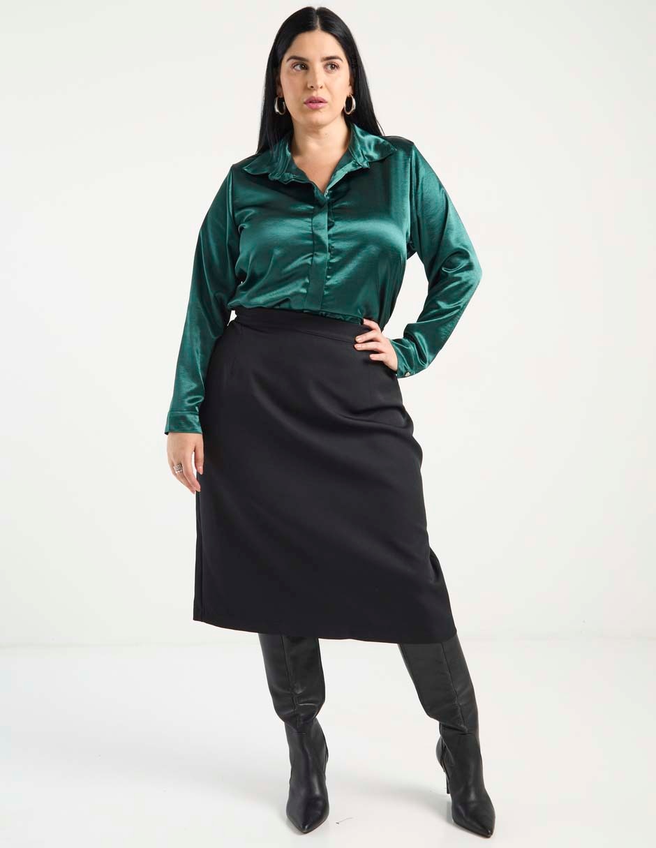 Falda midi cintura alta 3