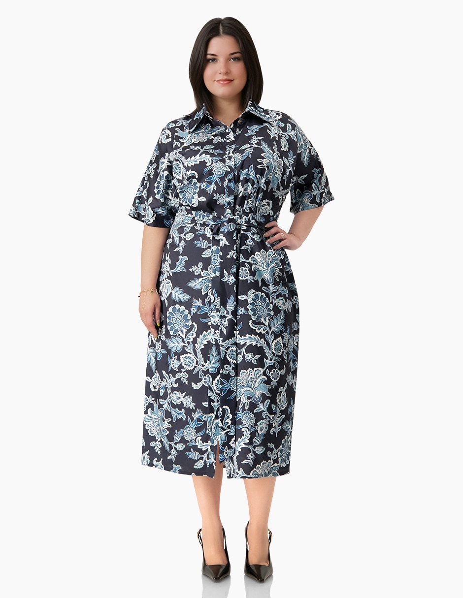Vestido midi casual para mujer