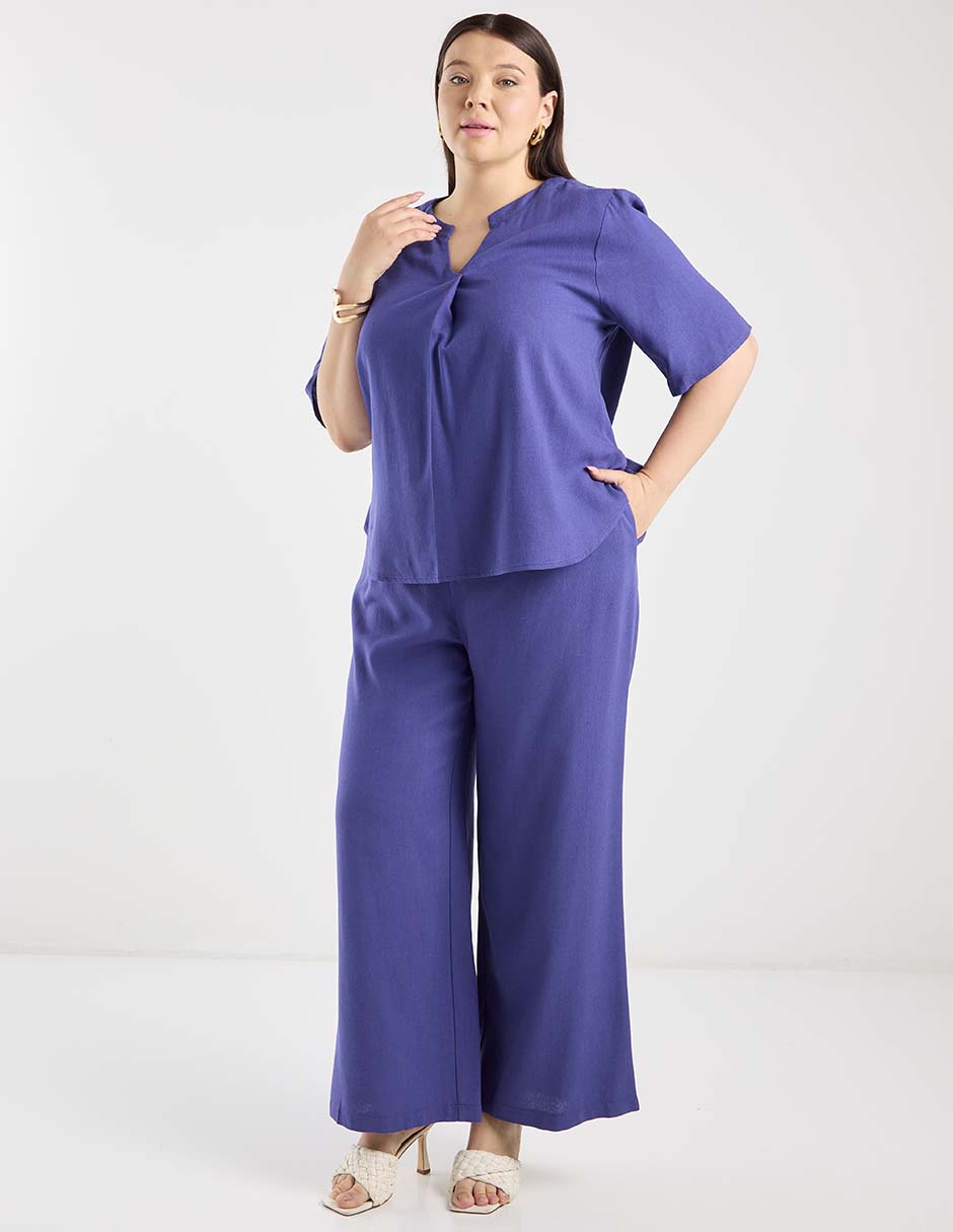 Blusa manga al codo para mujer 6