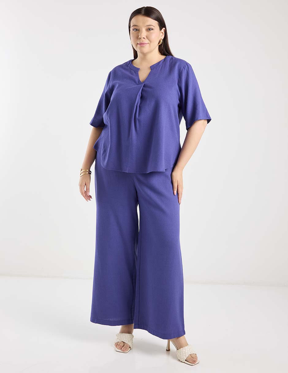 Blusa manga al codo para mujer 7