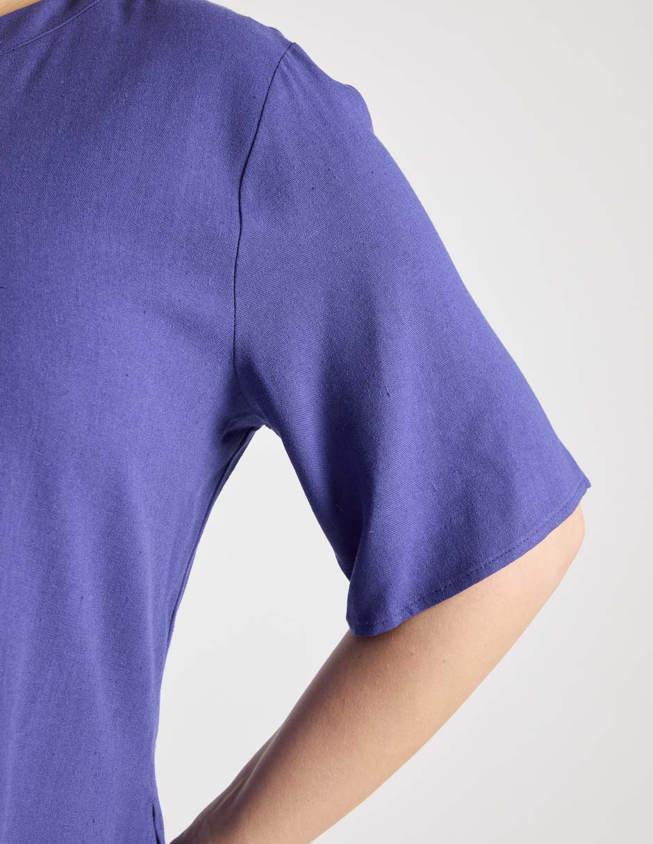 Blusa manga al codo para mujer 9