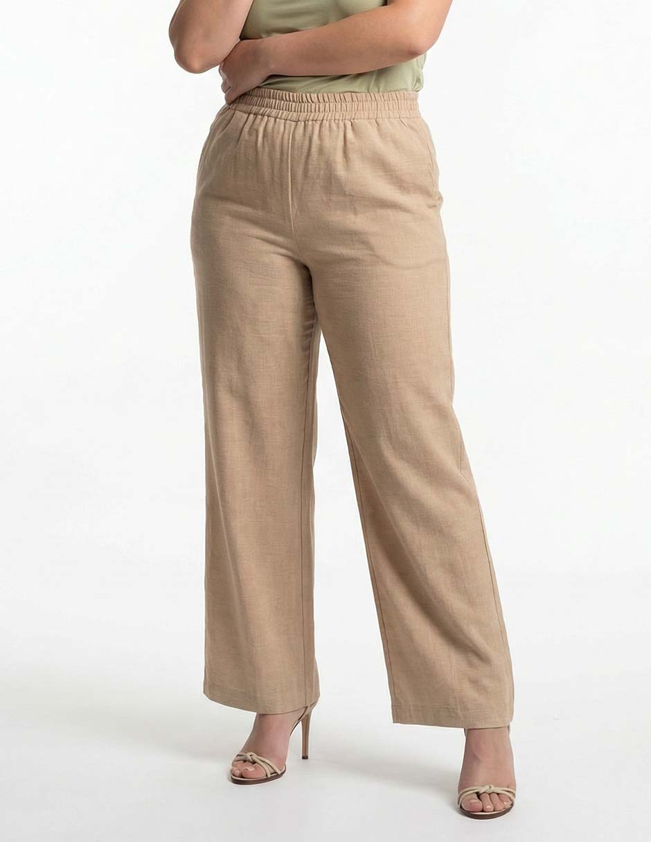 Pantalón relaxed straight para mujer