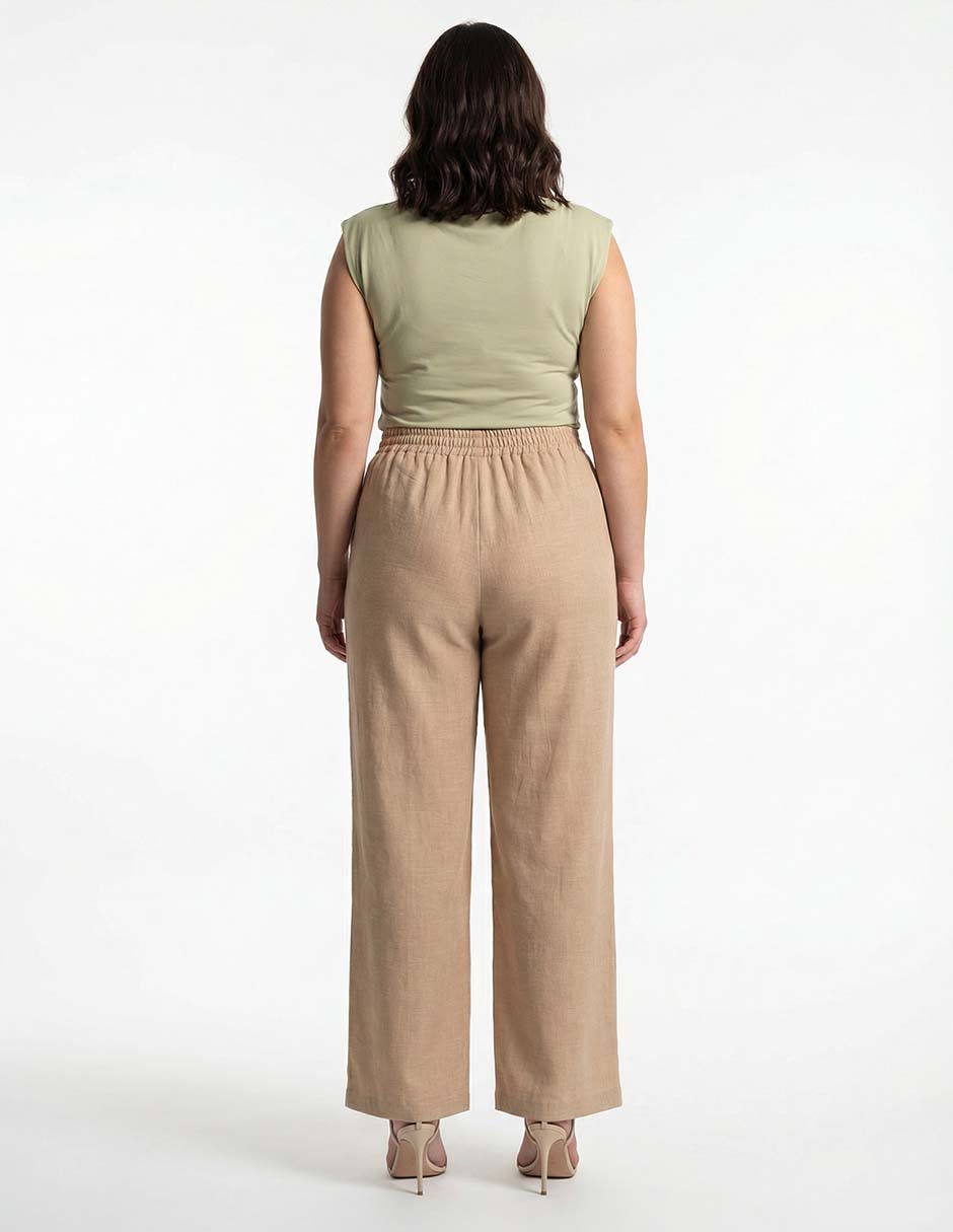 Pantalón relaxed straight para mujer 2