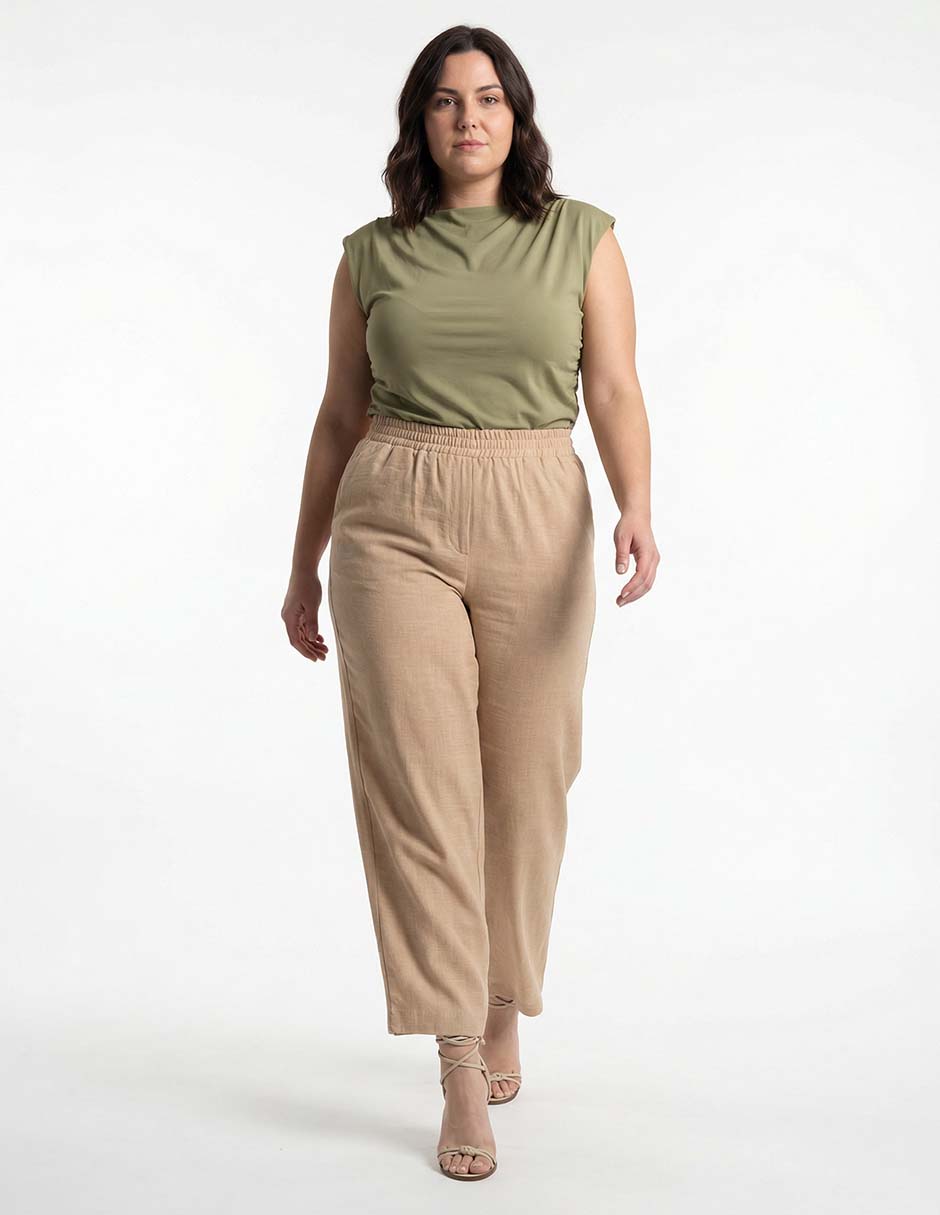 Pantalón relaxed straight para mujer 3