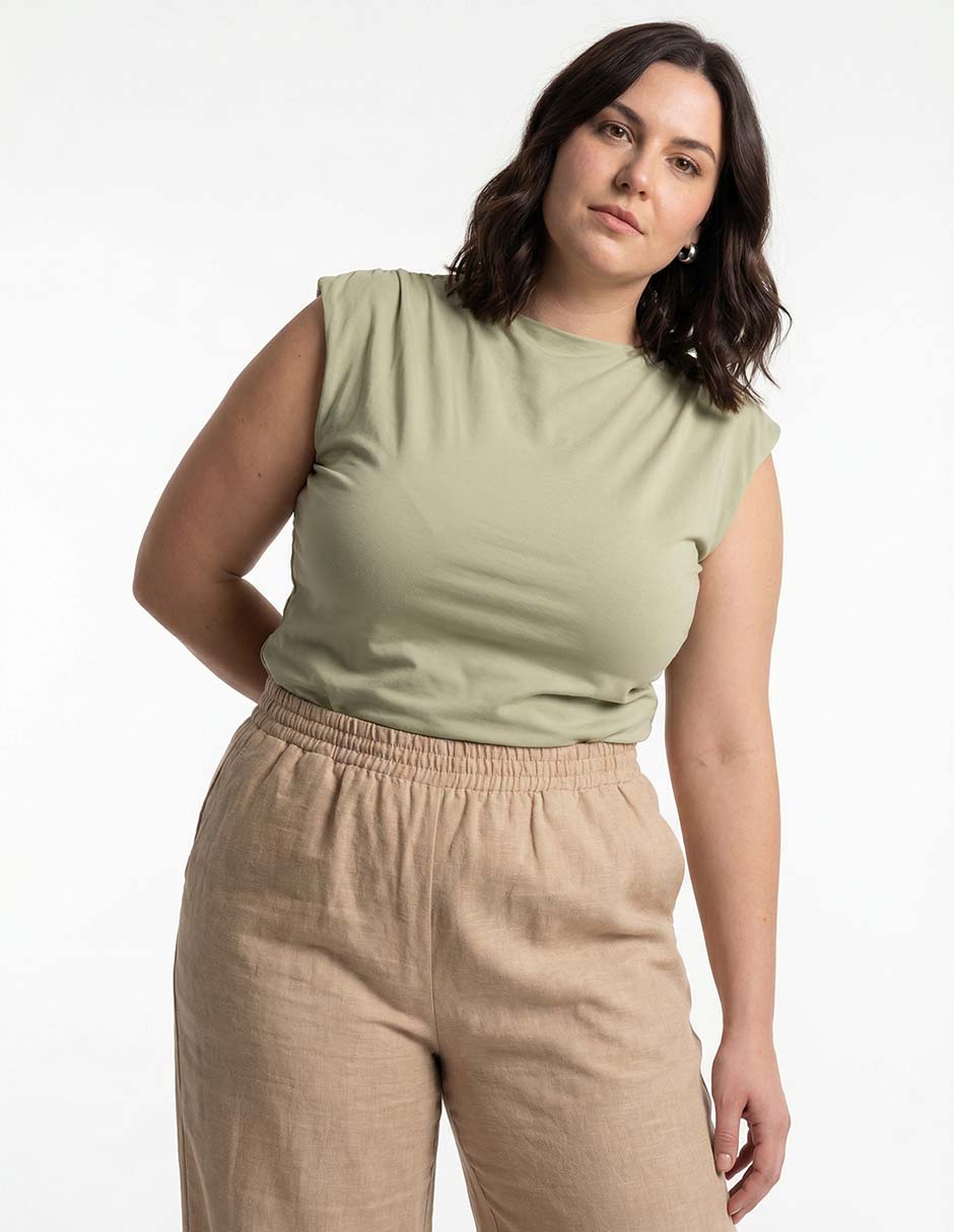Pantalón relaxed straight para mujer 4