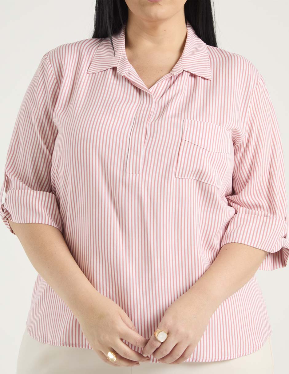Blusa Davinchy manga 3/4 para mujer