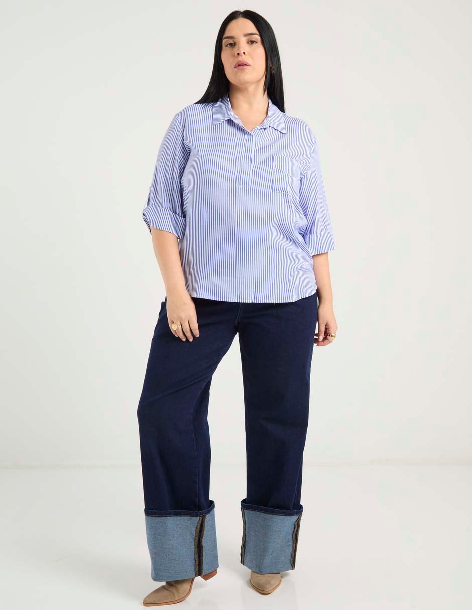 Blusa manga 3/4 para mujer 2