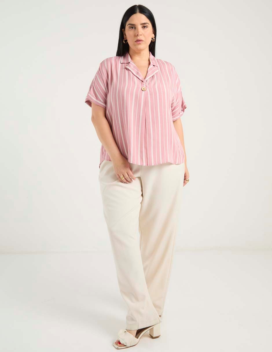 Blusa manga corta para mujer 3