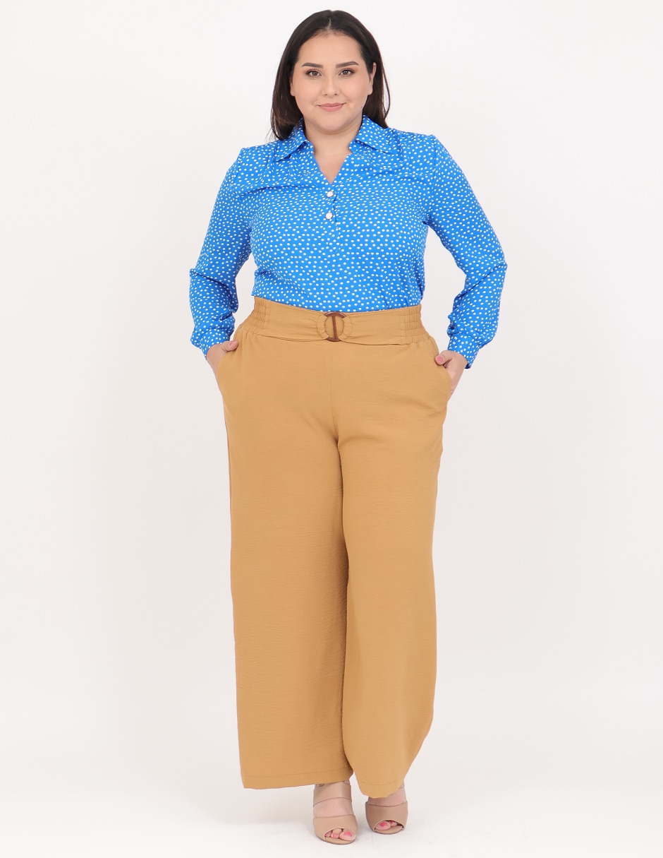 Pantalón relaxed amplio para mujer 2