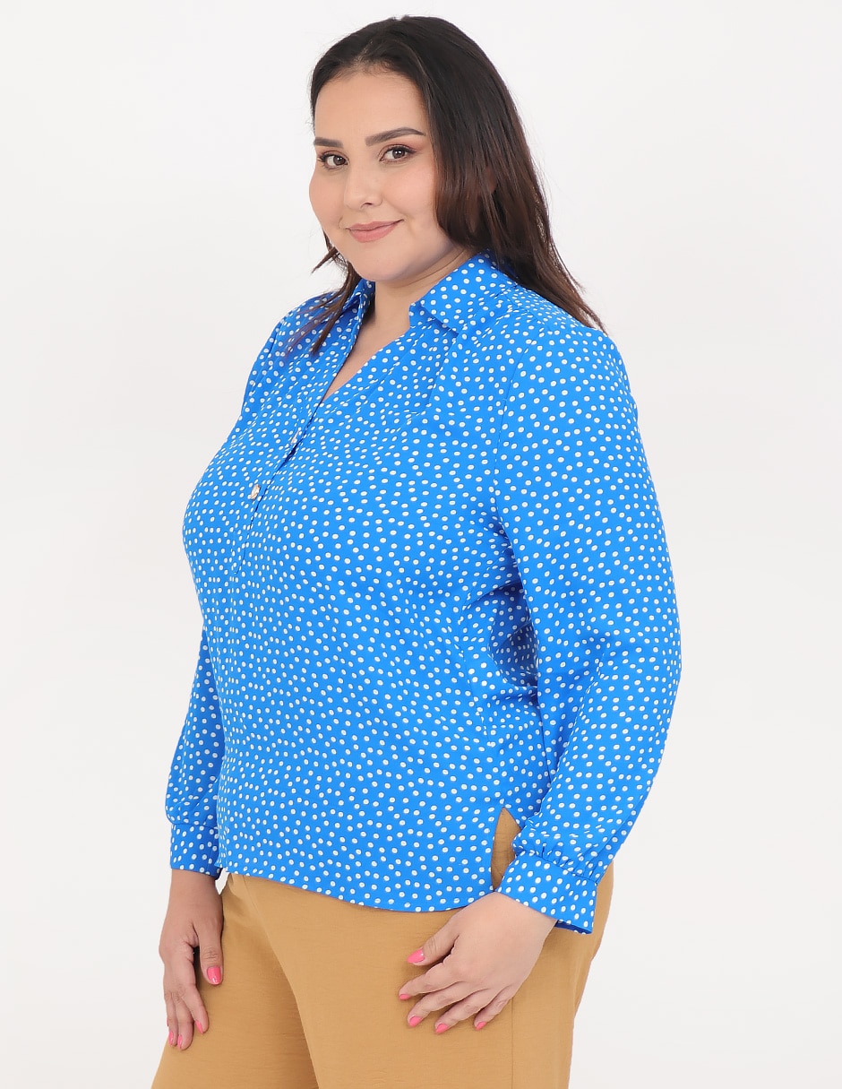 Blusa manga larga para mujer 3