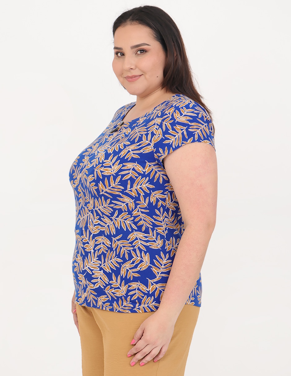 Blusa manga corta para mujer 3