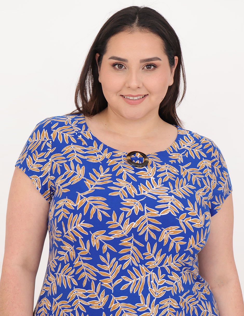 Blusa manga corta para mujer 5