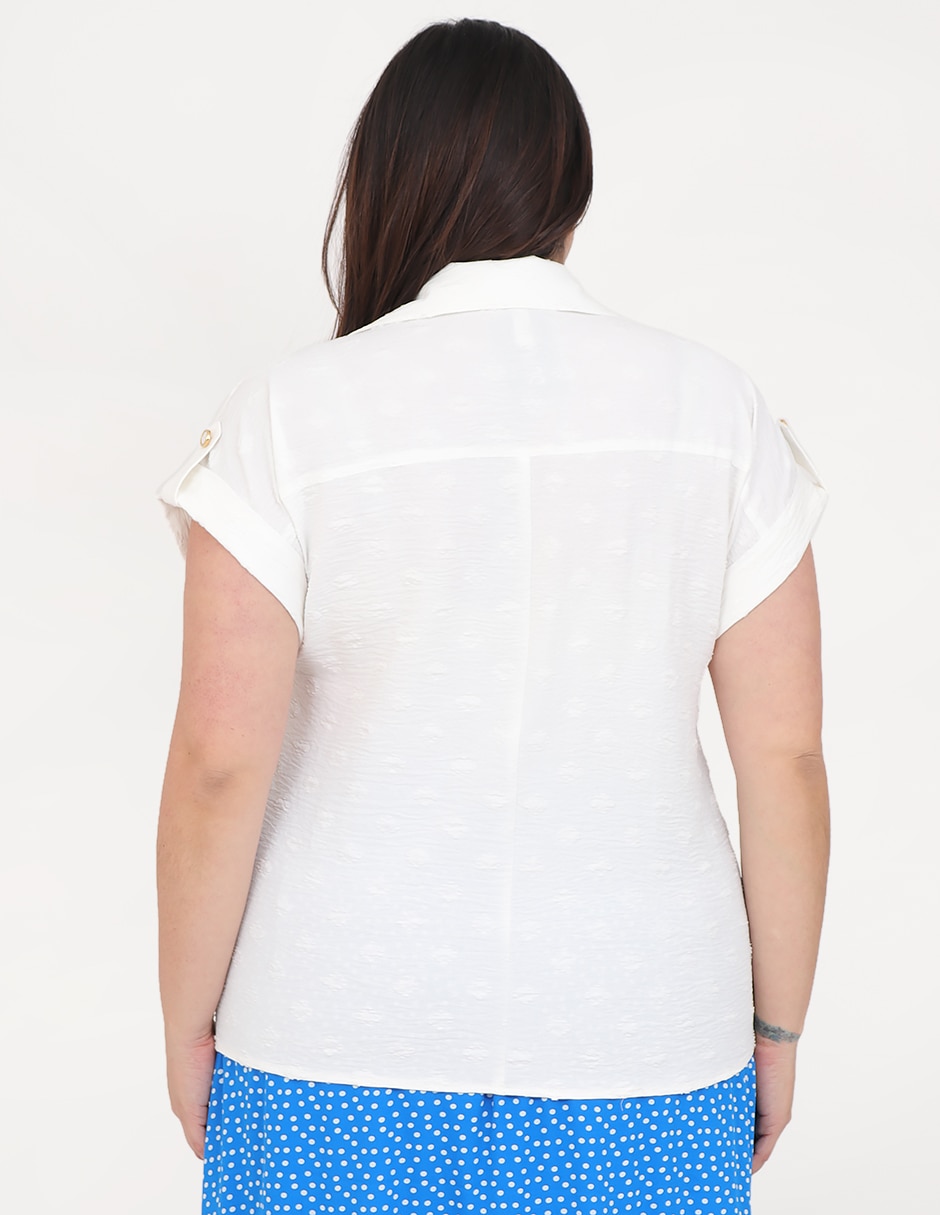 Blusa manga corta para mujer 6