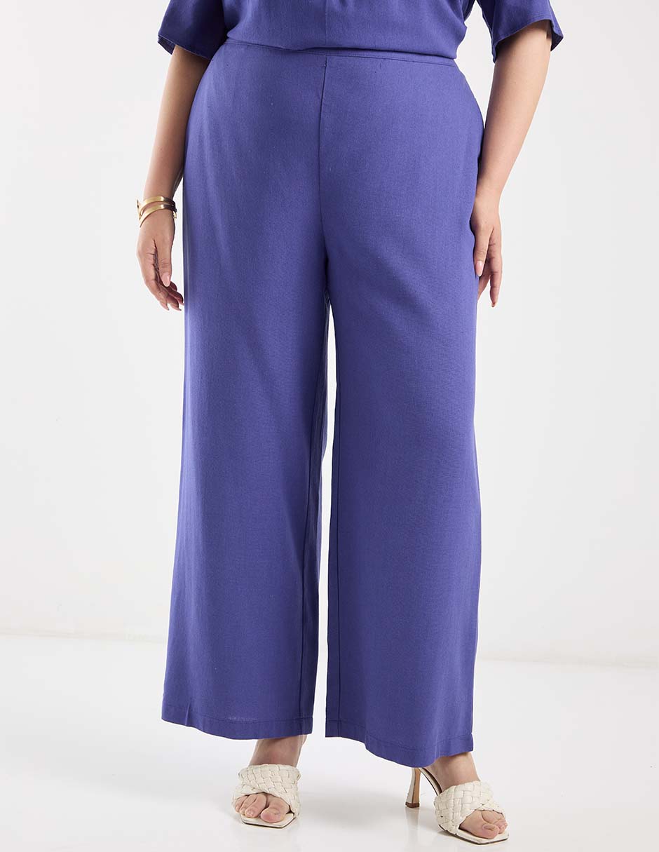 Pantalón relaxed amplio para mujer