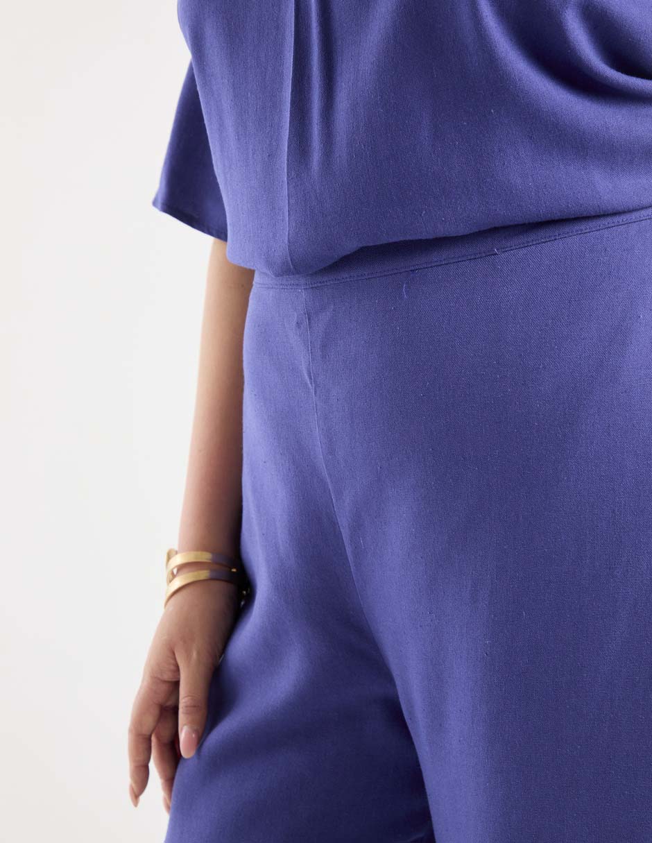 Pantalón relaxed amplio para mujer 8