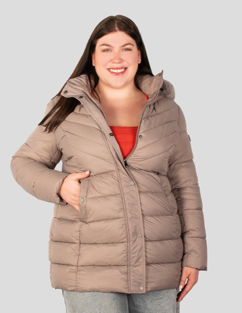 "chamarra" acolchada greenlander no impermeable "de" poliéster "para mujer"