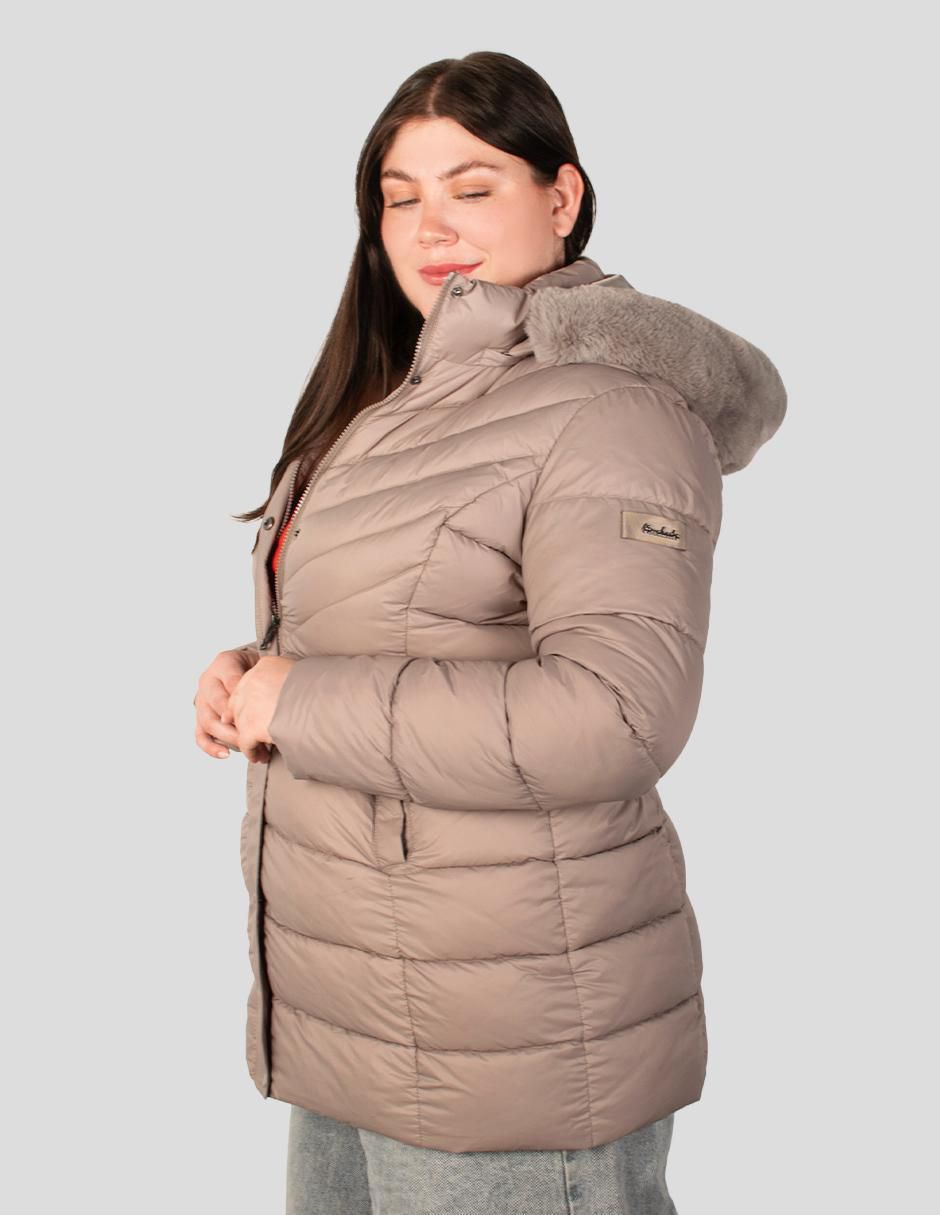 "chamarra" acolchada greenlander no impermeable "de" poliéster "para mujer"