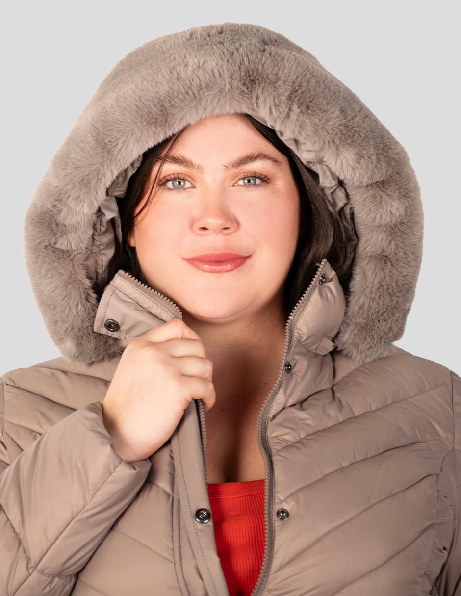 "chamarra" acolchada greenlander no impermeable "de" poliéster "para mujer"