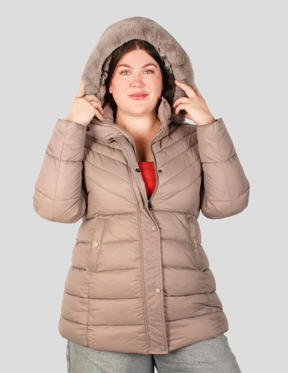 "chamarra" acolchada greenlander no impermeable "de" poliéster "para mujer"