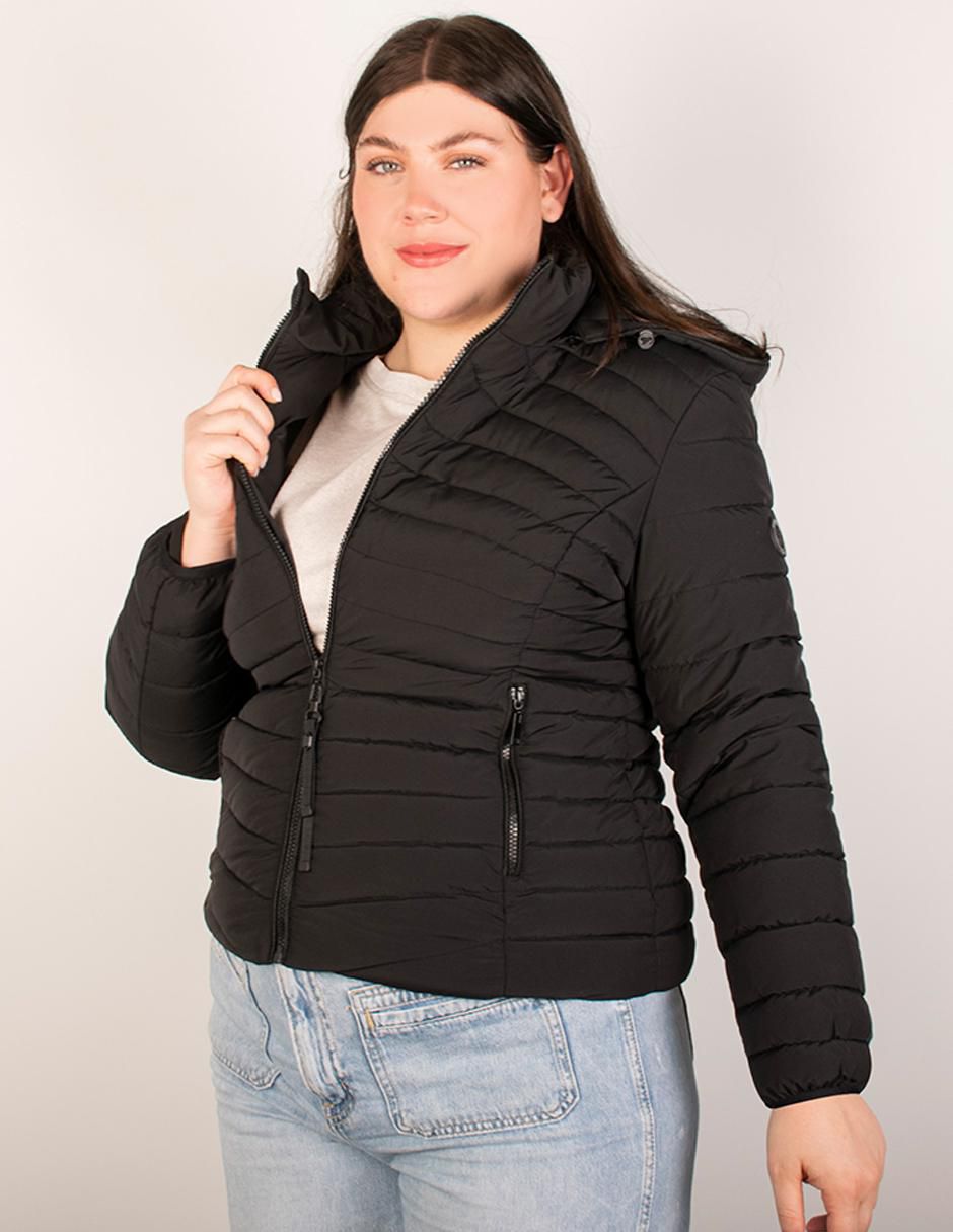 "chamarra" acolchada greenlander no impermeable "de" poliéster "para mujer"