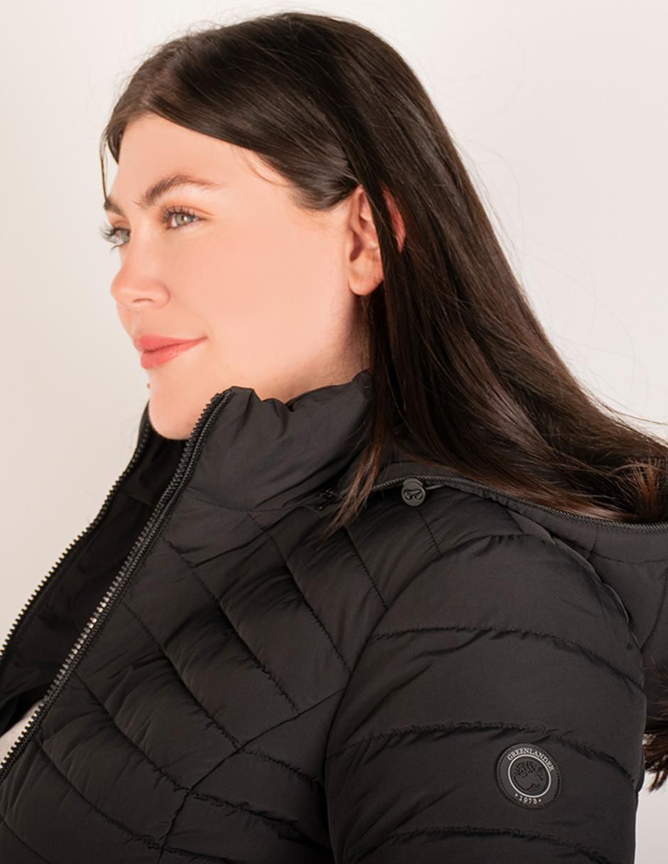 "chamarra" acolchada greenlander no impermeable "de" poliéster "para mujer"