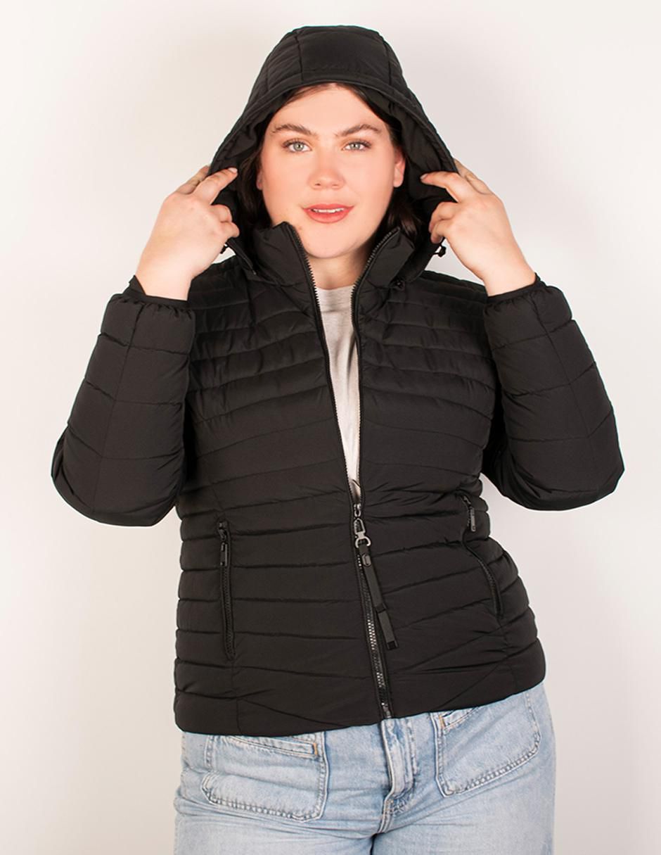 "chamarra" acolchada greenlander no impermeable "de" poliéster "para mujer"