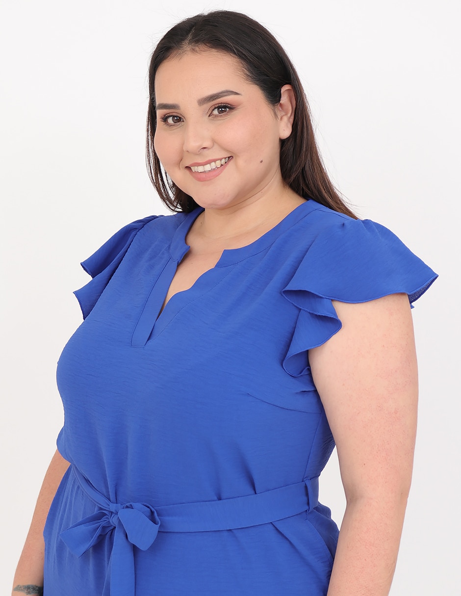Vestido a la rodilla casual para mujer 4