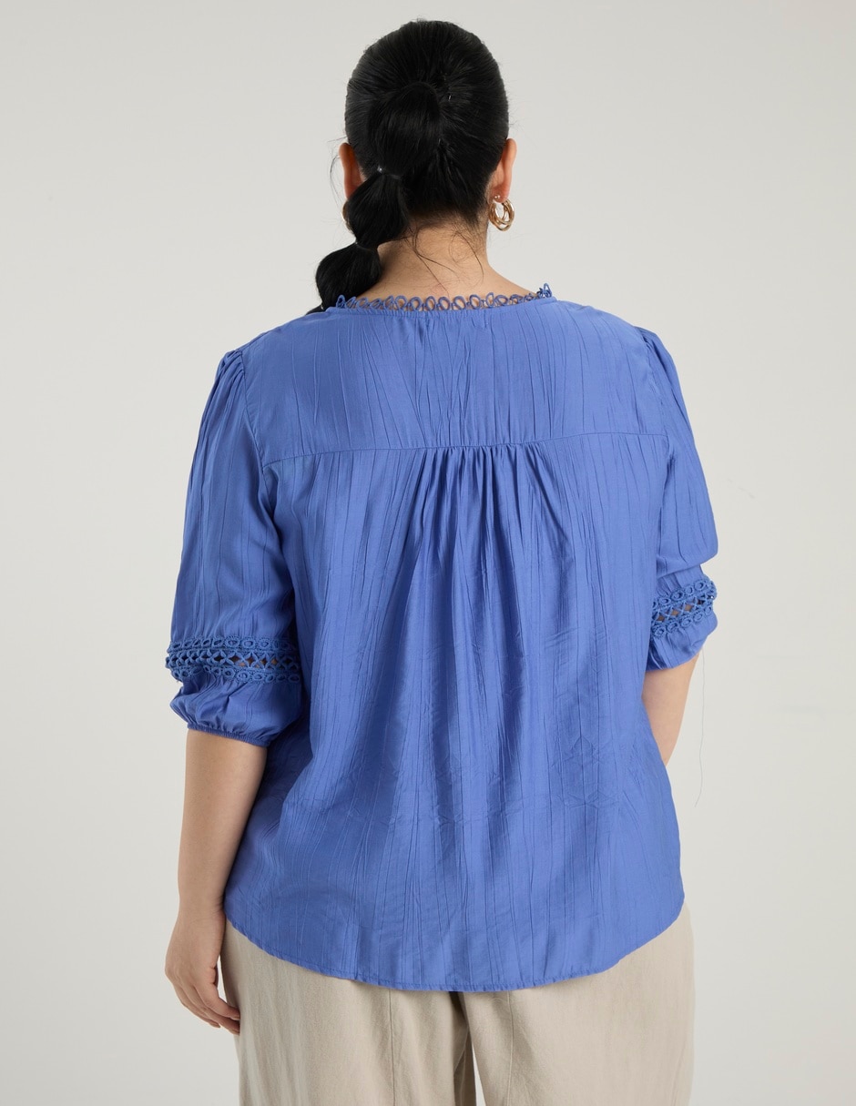 Blusa manga 3/4 para mujer 6