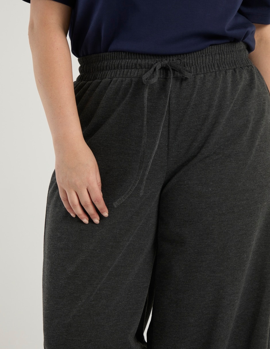Pants regular con jareta para mujer 4