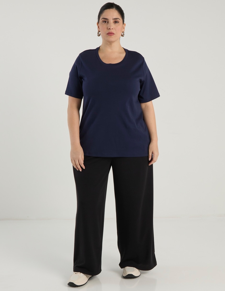 Pants amplio con elástico para mujer 3