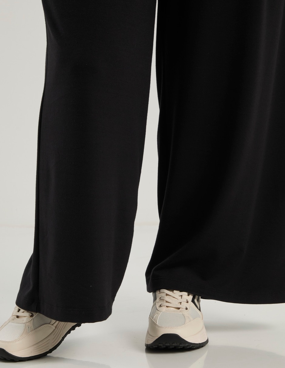Pants amplio con elástico para mujer 5