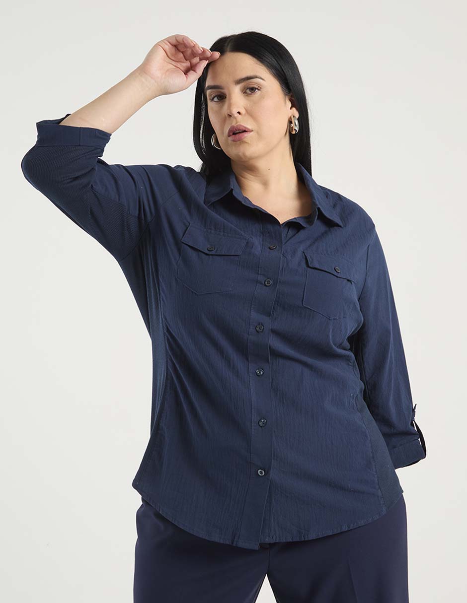 Blusa manga 3/4 para mujer Blusa manga 3/4 para mujer