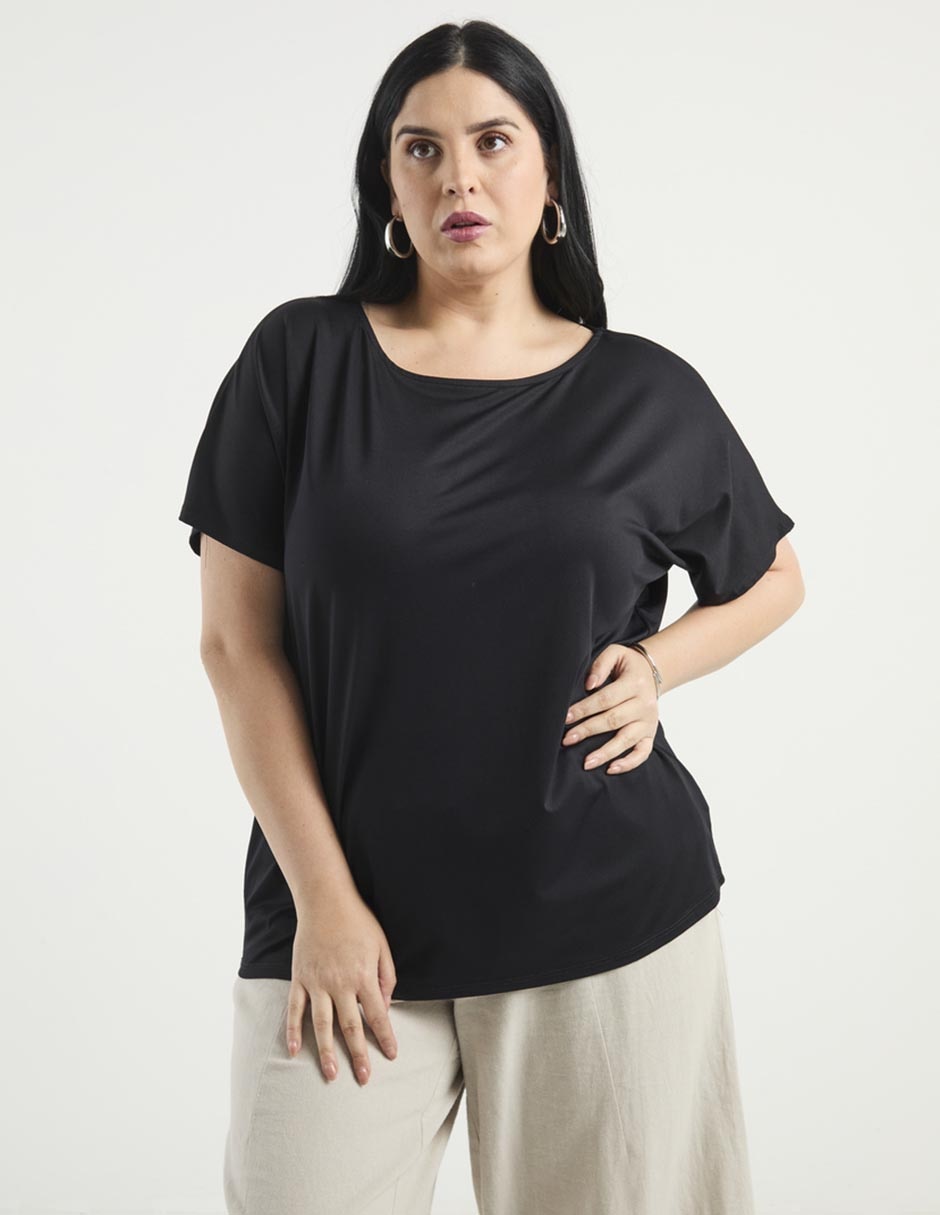 Blusa manga corta para mujer