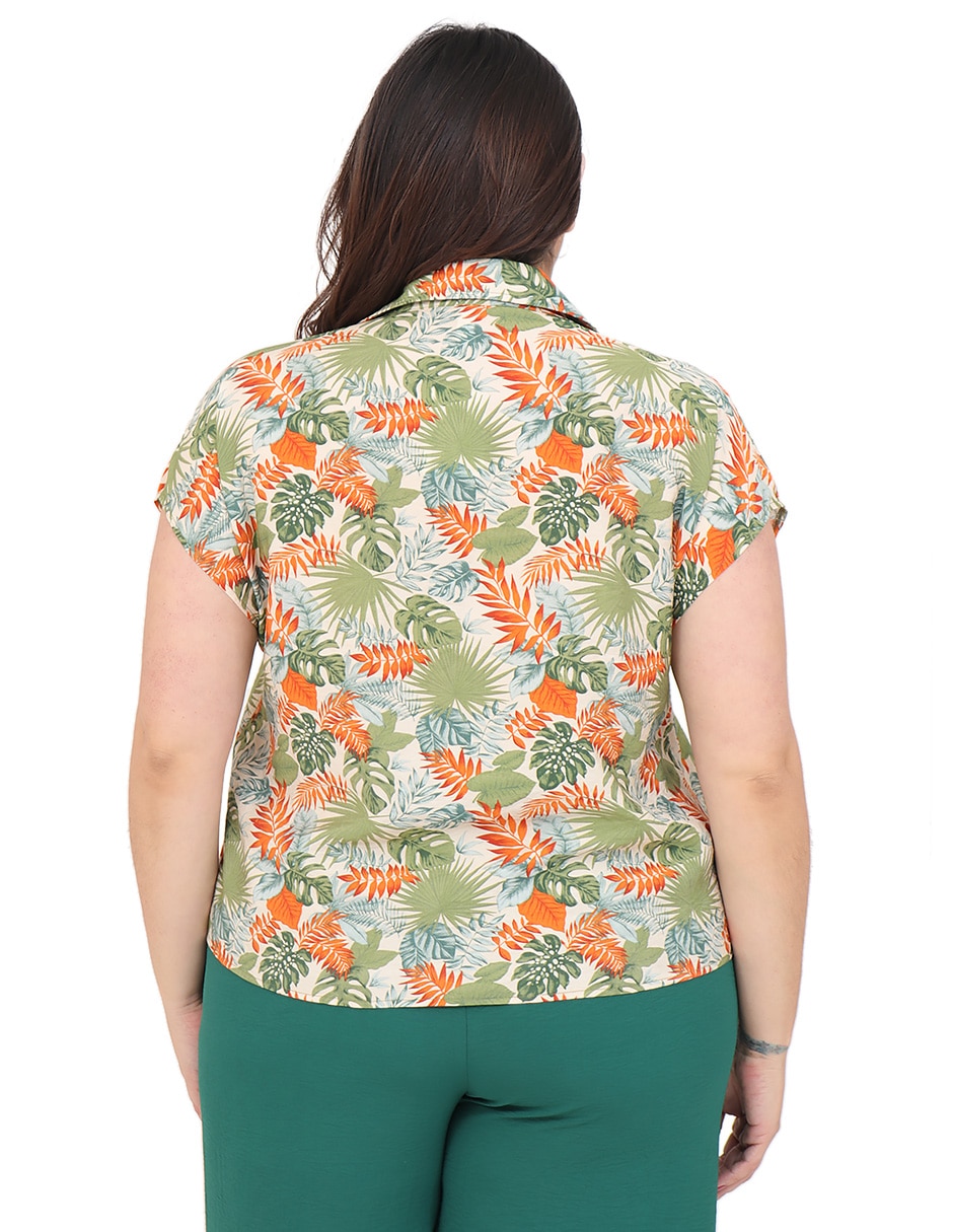 Blusa manga corta para mujer 2