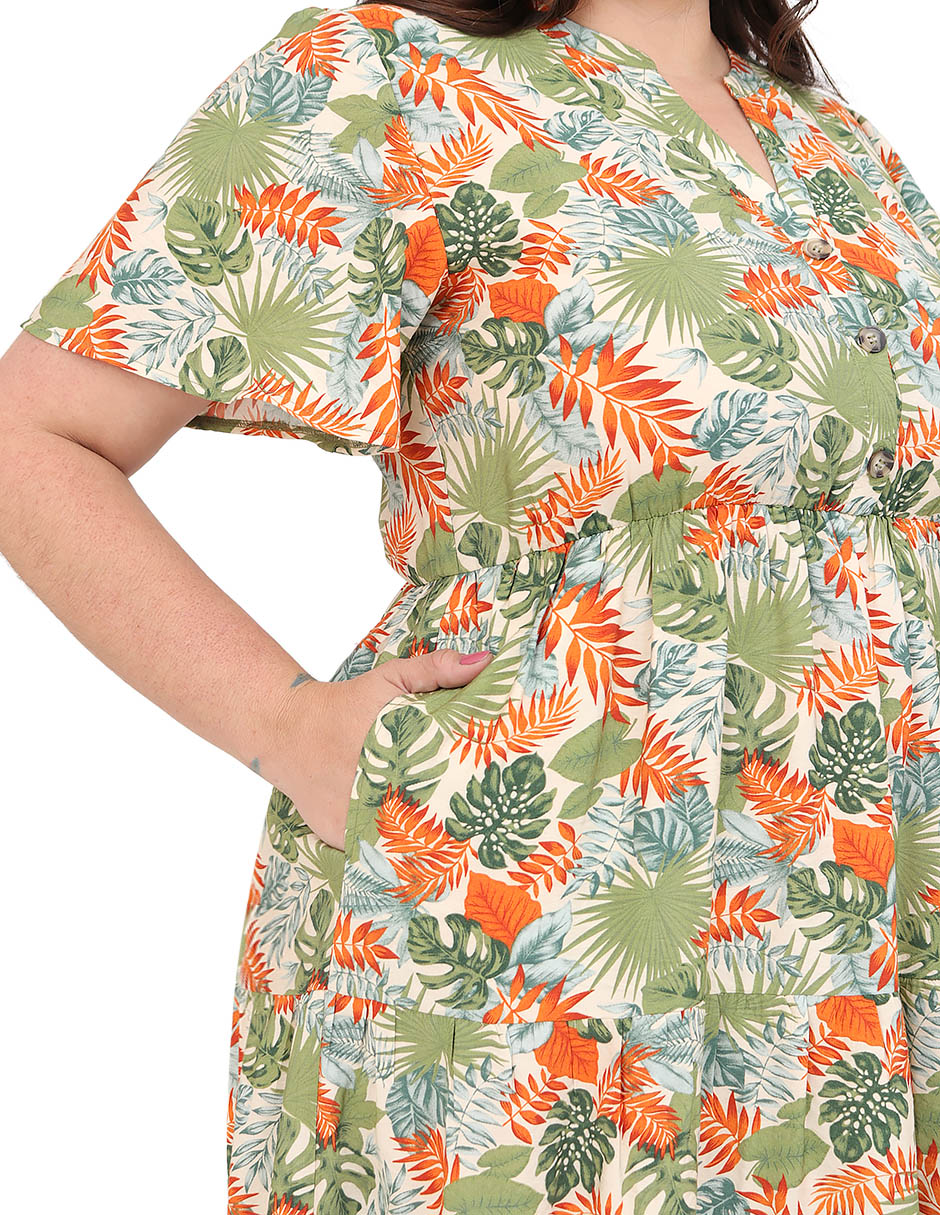 Vestido midi casual para mujer 4