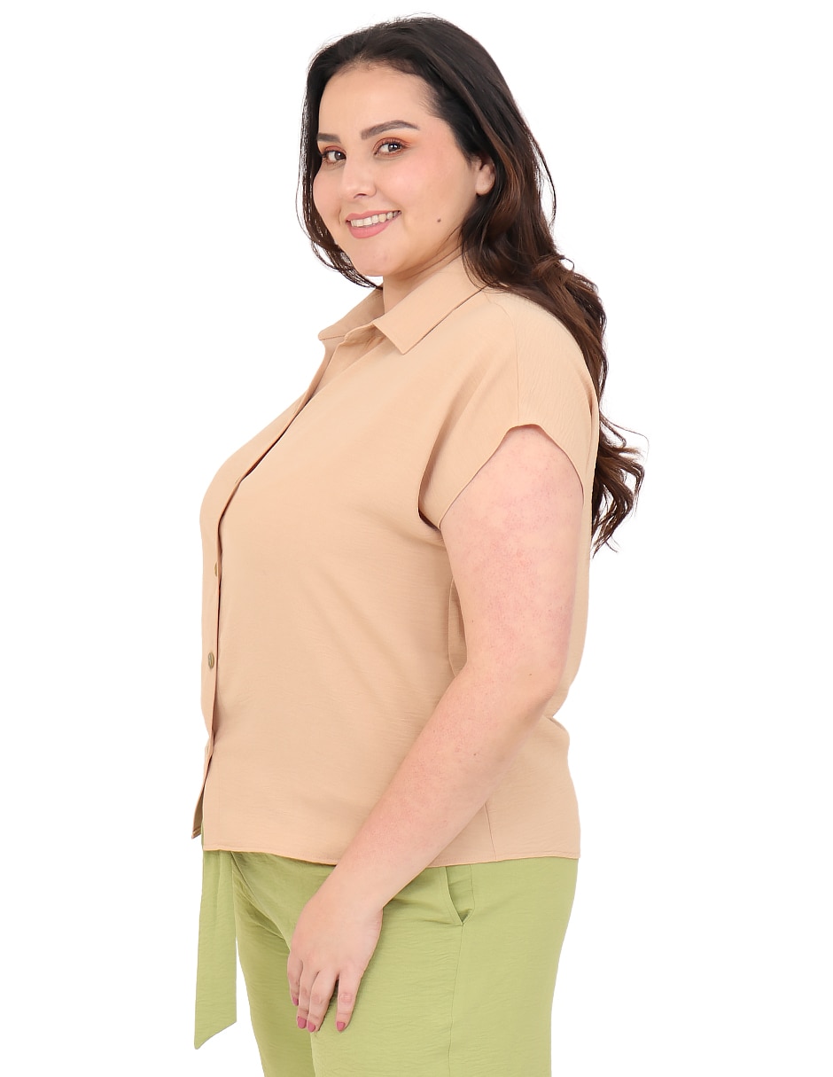 Blusa manga corta para mujer 3