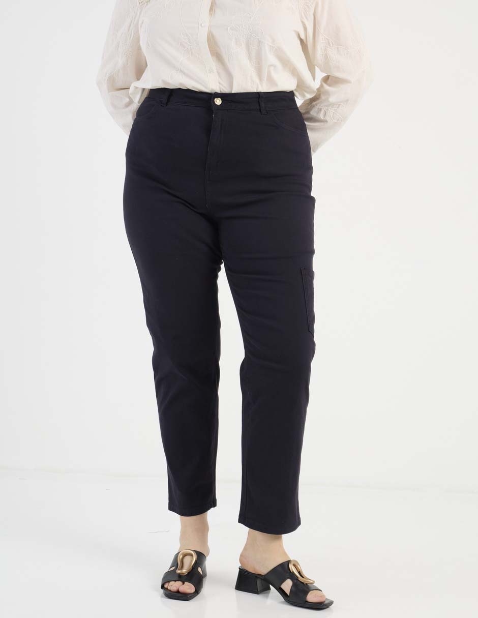 Jeans slim cintura baja para mujer