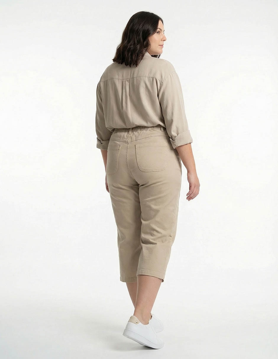 Pantalón capri regular para mujer 2